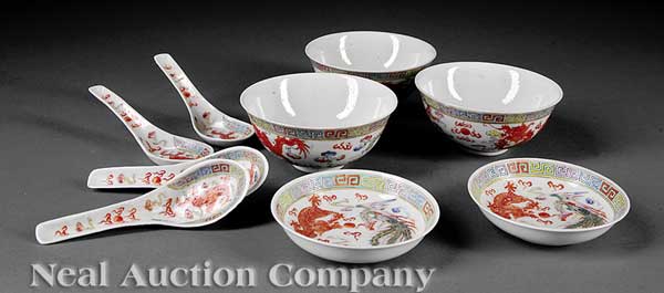 A Group of Nine Chinese