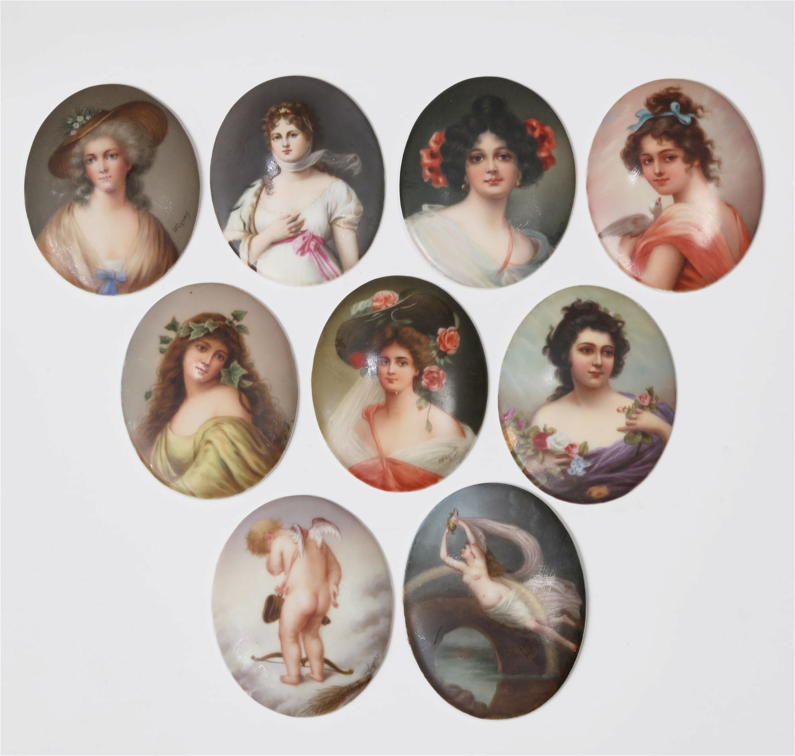 A GROUP OF NINE CONTINENTAL