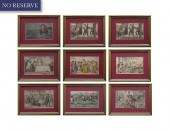A GROUP OF NINE ETCHINGS BY JO