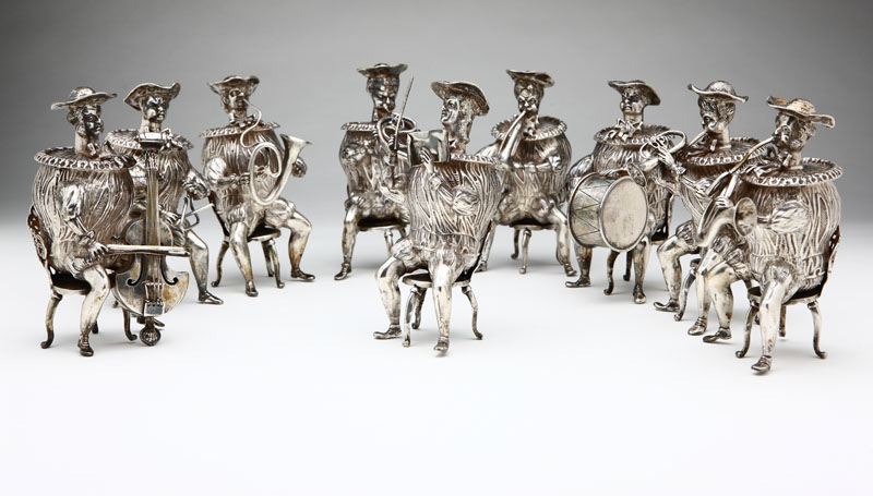 A group of nine German sterling