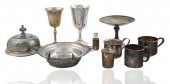 A GROUP OF NINE VINTAGE PEWTER