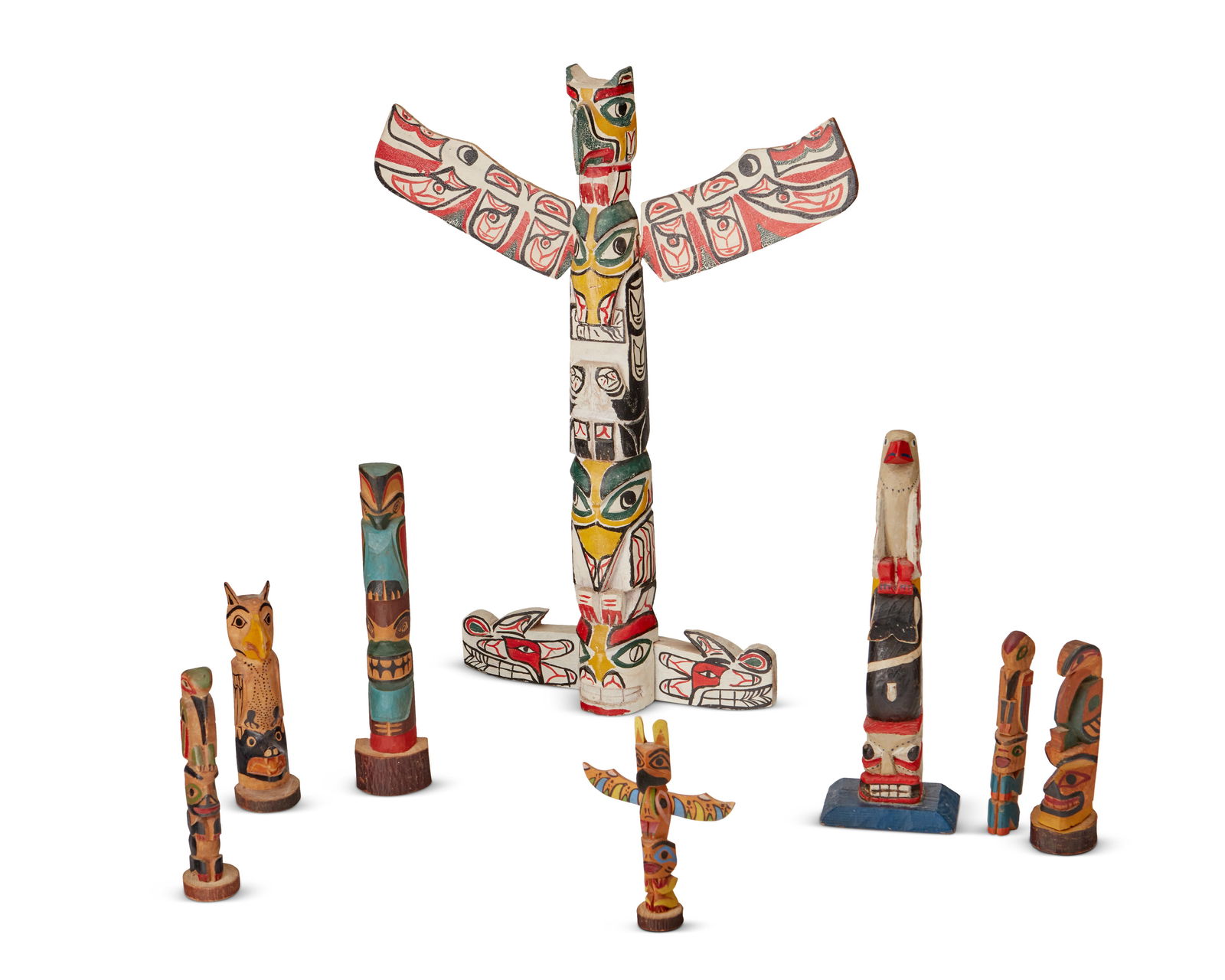 A GROUP OF NORTHWEST COAST