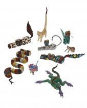 A GROUP OF OAXACAN ALEBRIJE WO