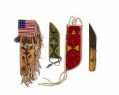 A GROUP OF PLAINS-STYLE EMBELL