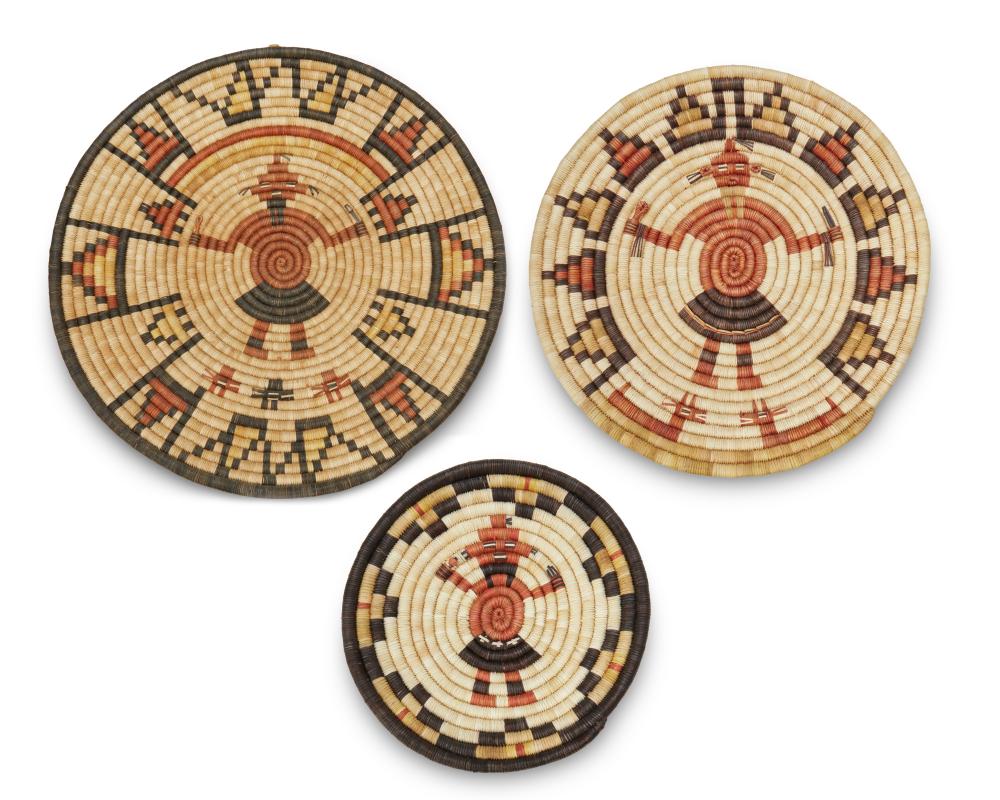 A GROUP OF POLYCHROME HOPI PUEBLO