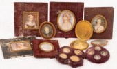 A group of portrait miniatures