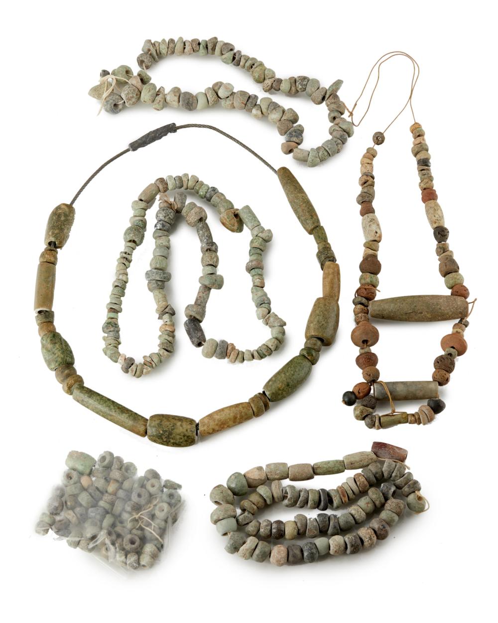 A GROUP OF PRE-COLUMBIAN BEAD