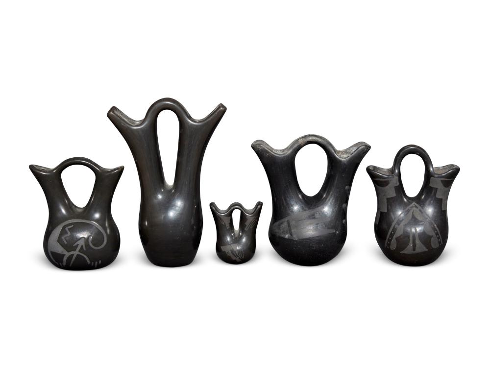 A GROUP OF PUEBLOAN BLACKWARE