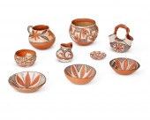 A GROUP OF PUEBLOAN POLYCHROME