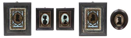 *A Group of Reverse Painted
