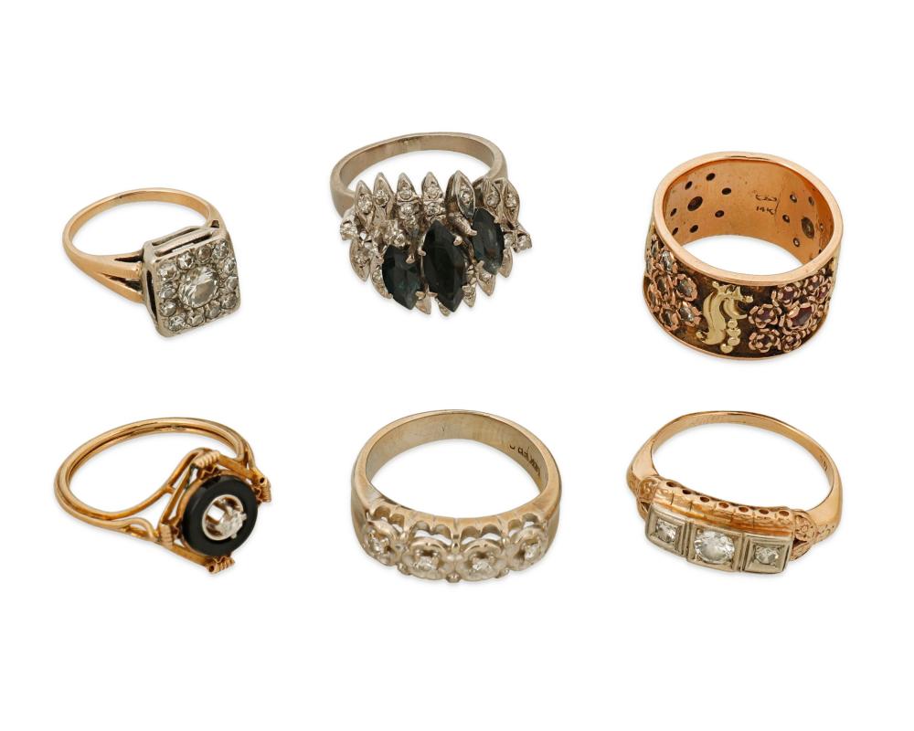 A GROUP OF RINGSA group of