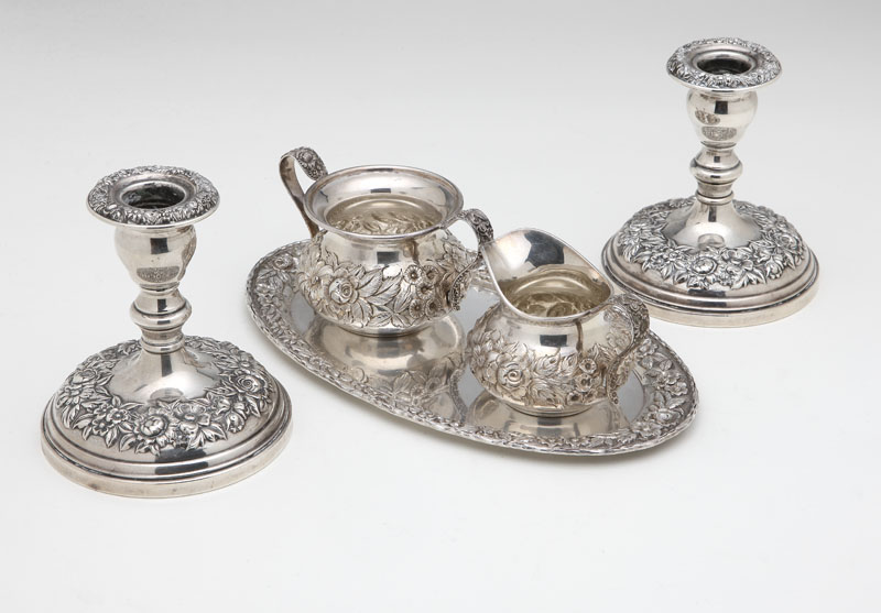 A group of S. Kirk & Son 'Repousse'