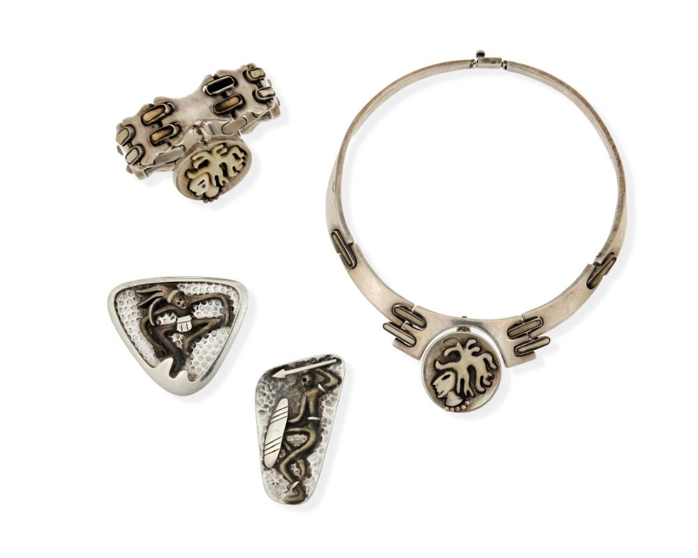 A GROUP OF SALVADOR TERáN SILVER