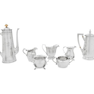 A Group of Seven American Silver