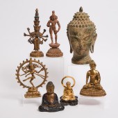 A Group of Seven Buddhist and