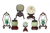 A GROUP OF SEVEN CHINESE CARVE