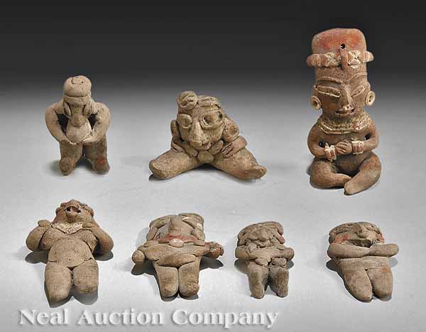 A Group of Seven Chupicuaro Pottery
