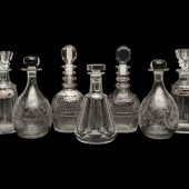 A Group of Seven Decanters by