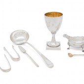 A Group of Seven English Silve