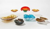 A GROUP OF SEVEN MURANO MULTI