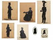 A GROUP OF SEVEN SILHOUETTES,