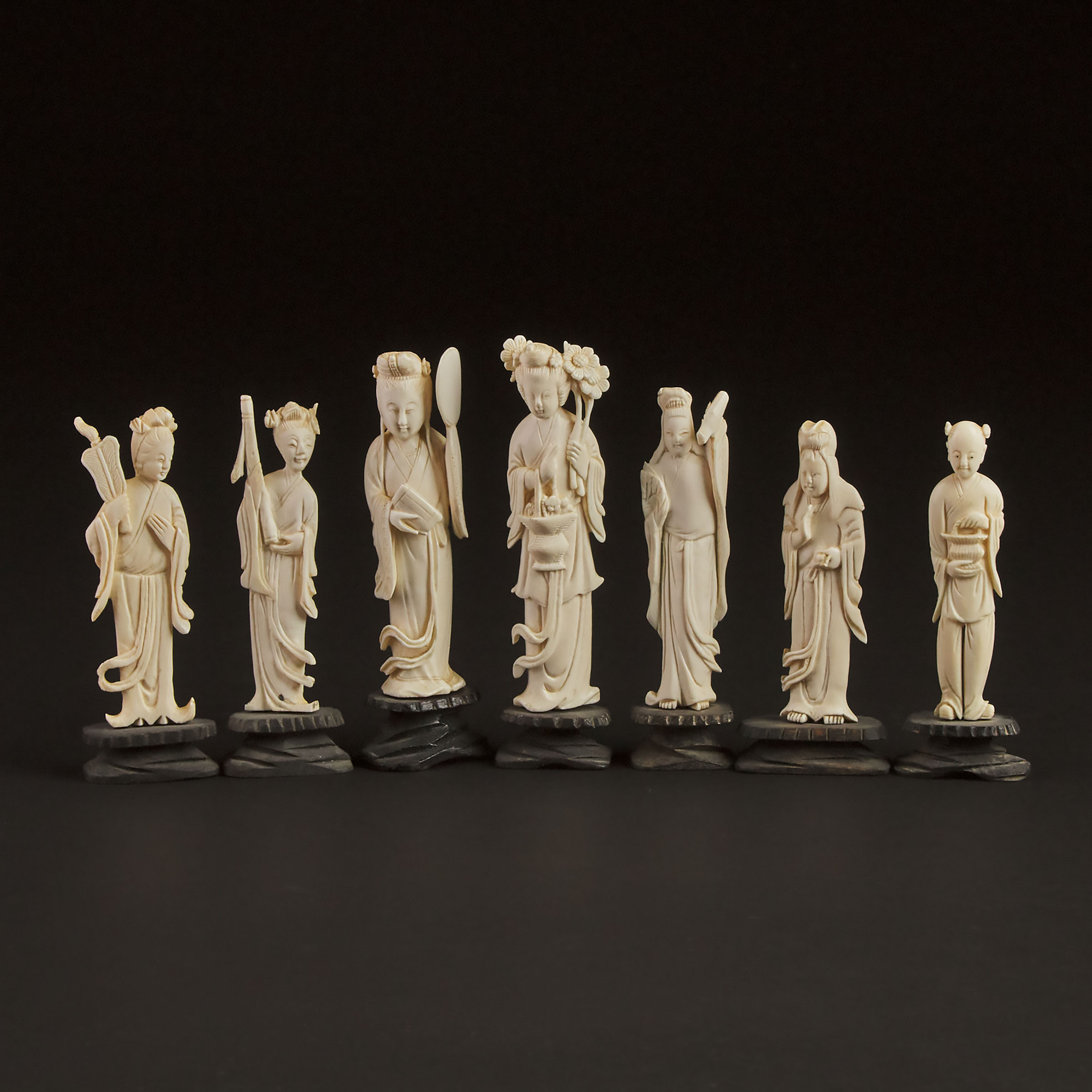 A Group of Seven Small Chinese