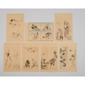 A Group of Seven Woodblock Pri