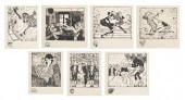 A GROUP OF SEVEN WOODCUTS ARMI