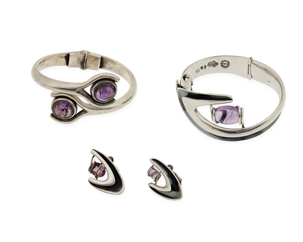 A GROUP OF SIGI PINEDA SILVER AND