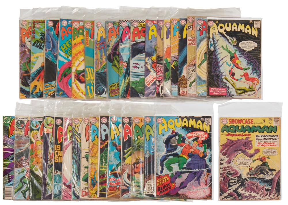 A GROUP OF SILVER AGE DC AQUAMAN