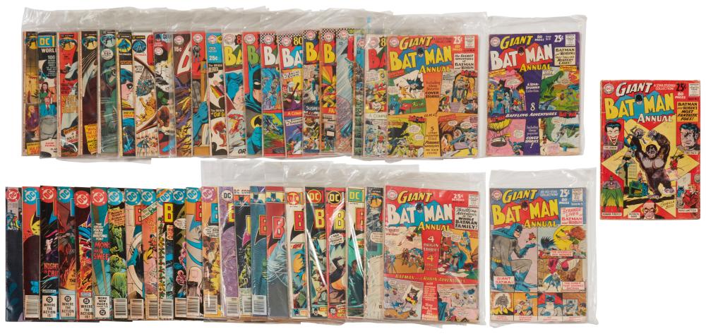 A GROUP OF SILVER AGE DC BATMAN