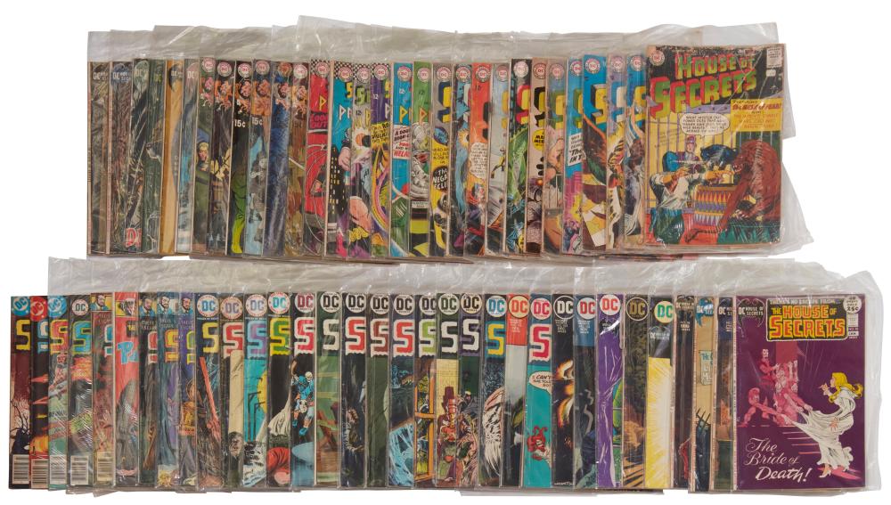 A GROUP OF SILVER AGE DC HOUSE OF