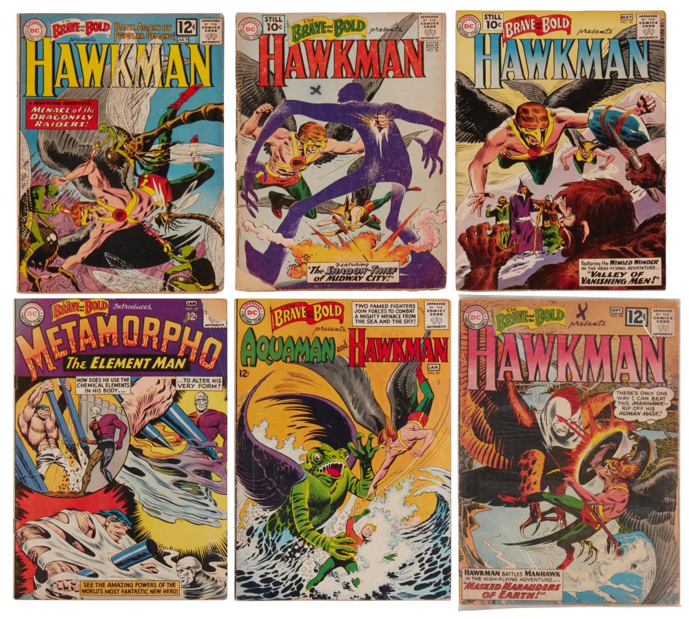A GROUP OF SILVER AGE DC BRAVE