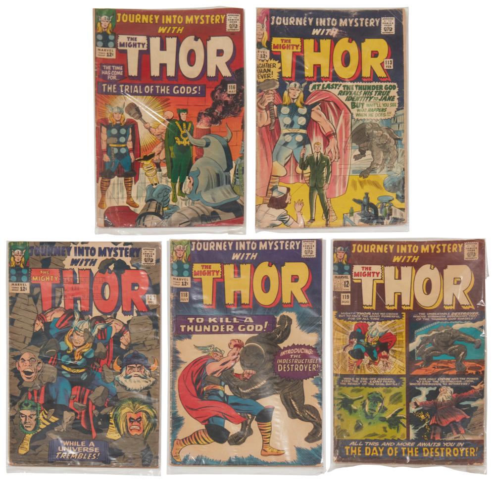 A GROUP OF SILVER AGE MARVEL