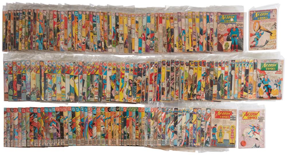 A GROUP OF SILVER BRONZE AGE DC