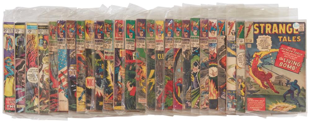 A GROUP OF SILVER BRONZE AGE MARVEL