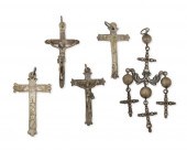 A GROUP OF SILVER DEVOTIONAL P