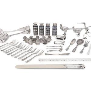 A Group of Silver Flatware and
