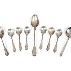 A Group of Silver Serving