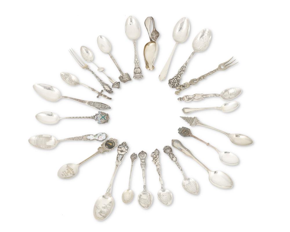 A GROUP OF SILVER SOUVENIR