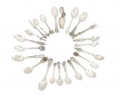 A GROUP OF SILVER SOUVENIR SPO