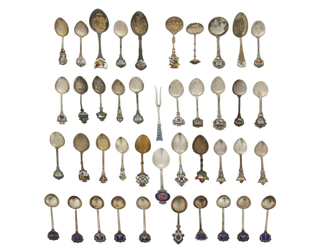 A GROUP OF SILVER SOUVENIR