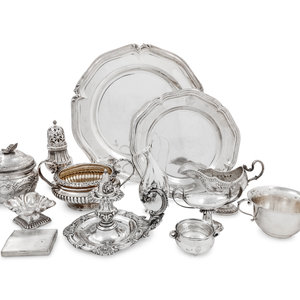 A Group of Silver Table Articles