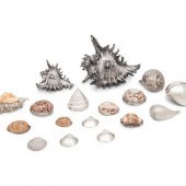 A Group of Silvered, Silver-Mo