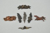 A Group of Single Menuki Conta