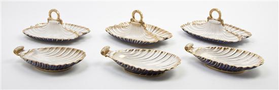 * A Group of Six French Porcelain