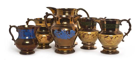 A Group of Six American Copper