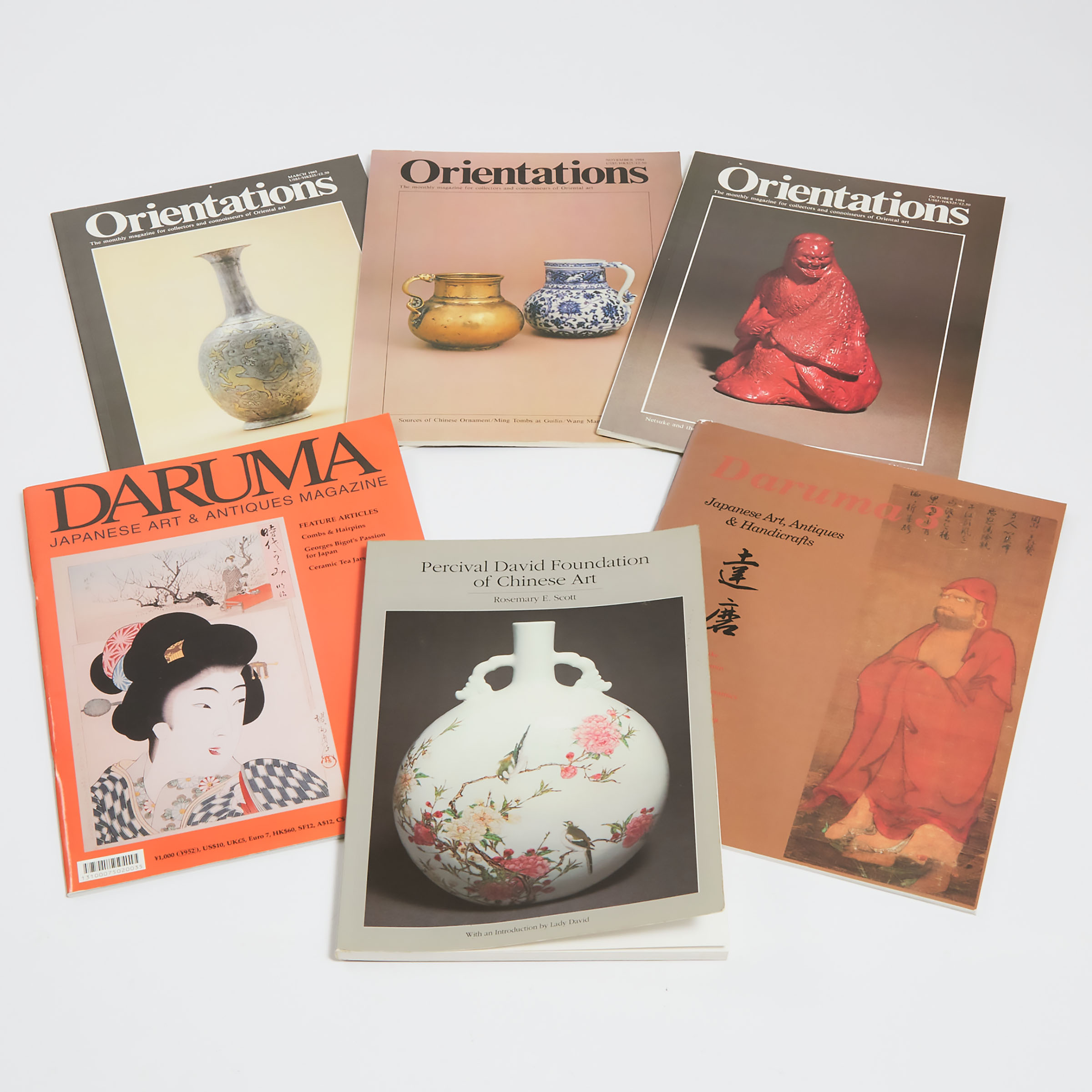 A Group of Six Asian Art