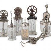 A Group of Six Beater Jars 
Ea