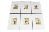 A GROUP OF SIX FRENCH HAND COL
